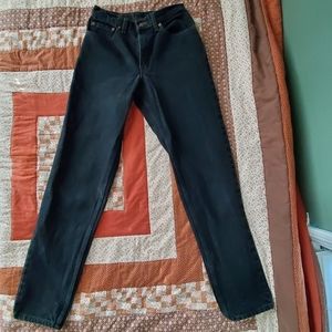 Levi's 550 Red Tab. Size 7 Junior. Large. Black. Zipper Fly. USA. GPWC.